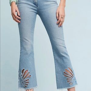 3x1 NYC Jeans with flower cutout